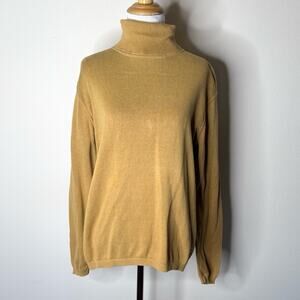 Express Vintage Gold Turtleneck Sweater